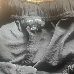 Love Tree Black Track Pants